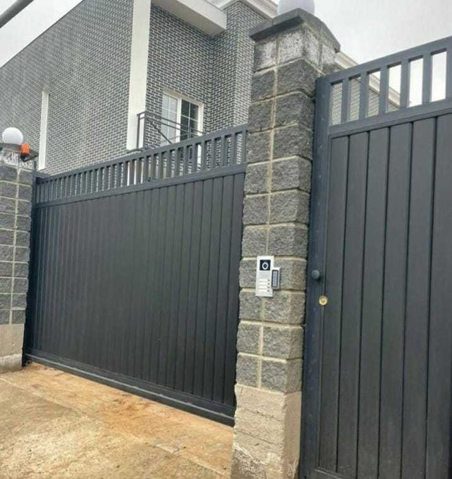 Готовые ворота СО СКИДКОЙ С Гарантией Распашные Откатные ворота  ЖМИ