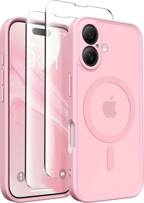 iPhone 16 Розов / Pink с 2бр.стъклен протектор
