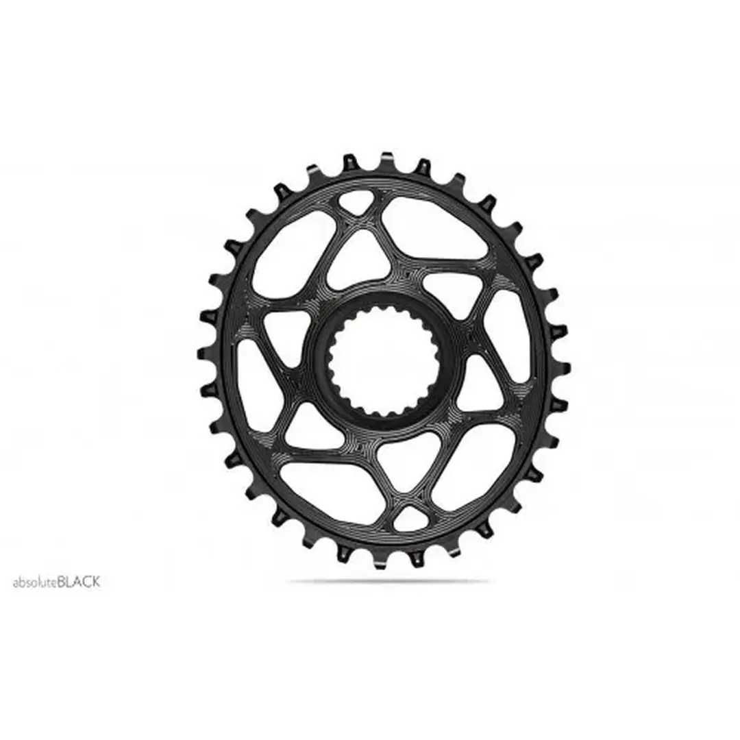 Foaie Absolute Black OVAL SHIMANO Direct Mount 1X Chainring - 28T