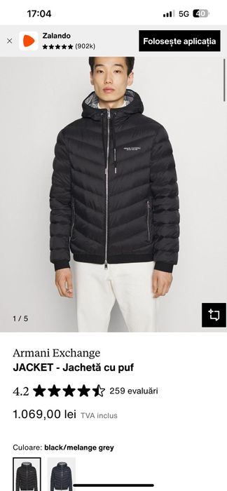 Geaca aramani exchange