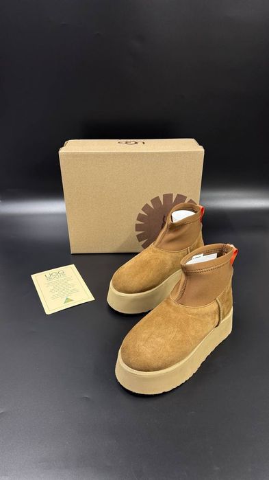 Дамски боти  UGG естествен велур