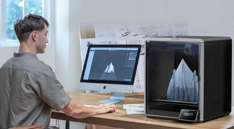 Creality K1 Max — профессиональный 3D-принтер в идеальном состоянии