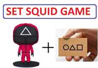 Figurina Squid Game model triunghi + cartonas