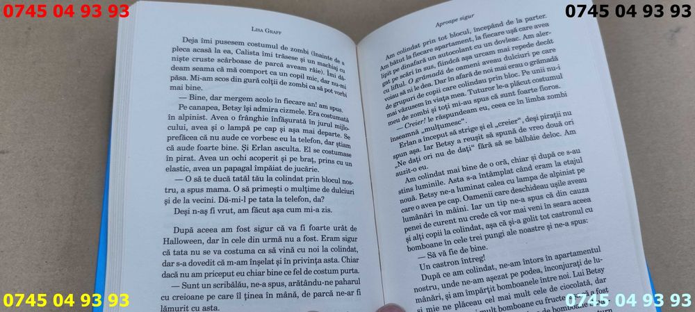 carte carti aproape sigur Lisa Graff cartonata