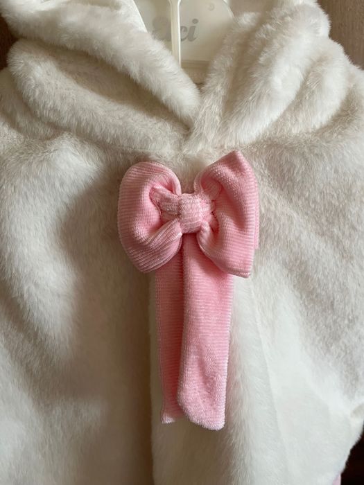 Бебешки комплект с бяло болеро - 3 части