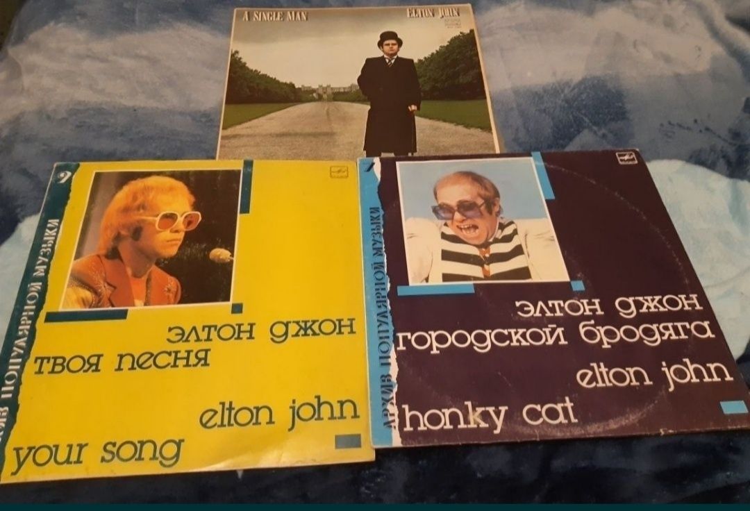Elton John,  Lionel Richie vinil disc