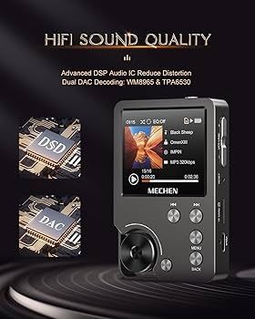 Hi fi audio player Mechen M30/ Hi fi earphones KZ ZAR
