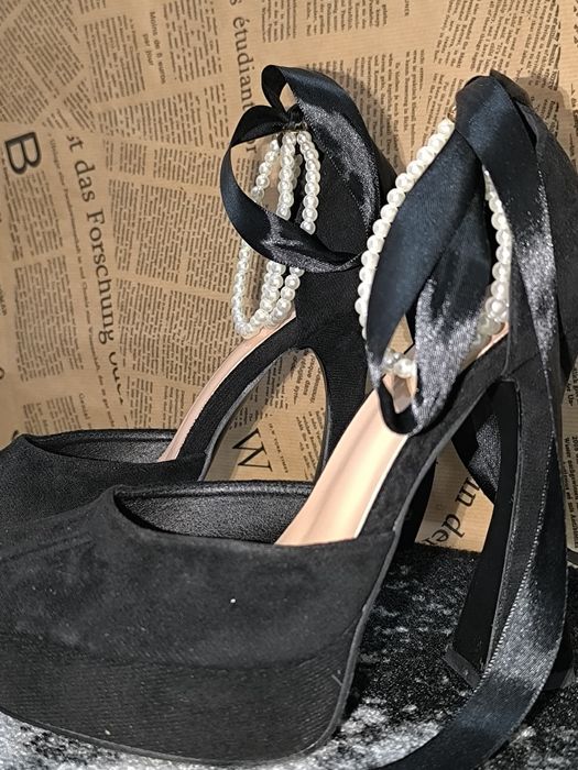 Сандали на висок ток,дамски обувки с квадратни пръсти.