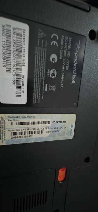 Laptop Packard Bell 17.3", i5, 8GB RAM, SSD 500GB - Rapid și Ecran Mar