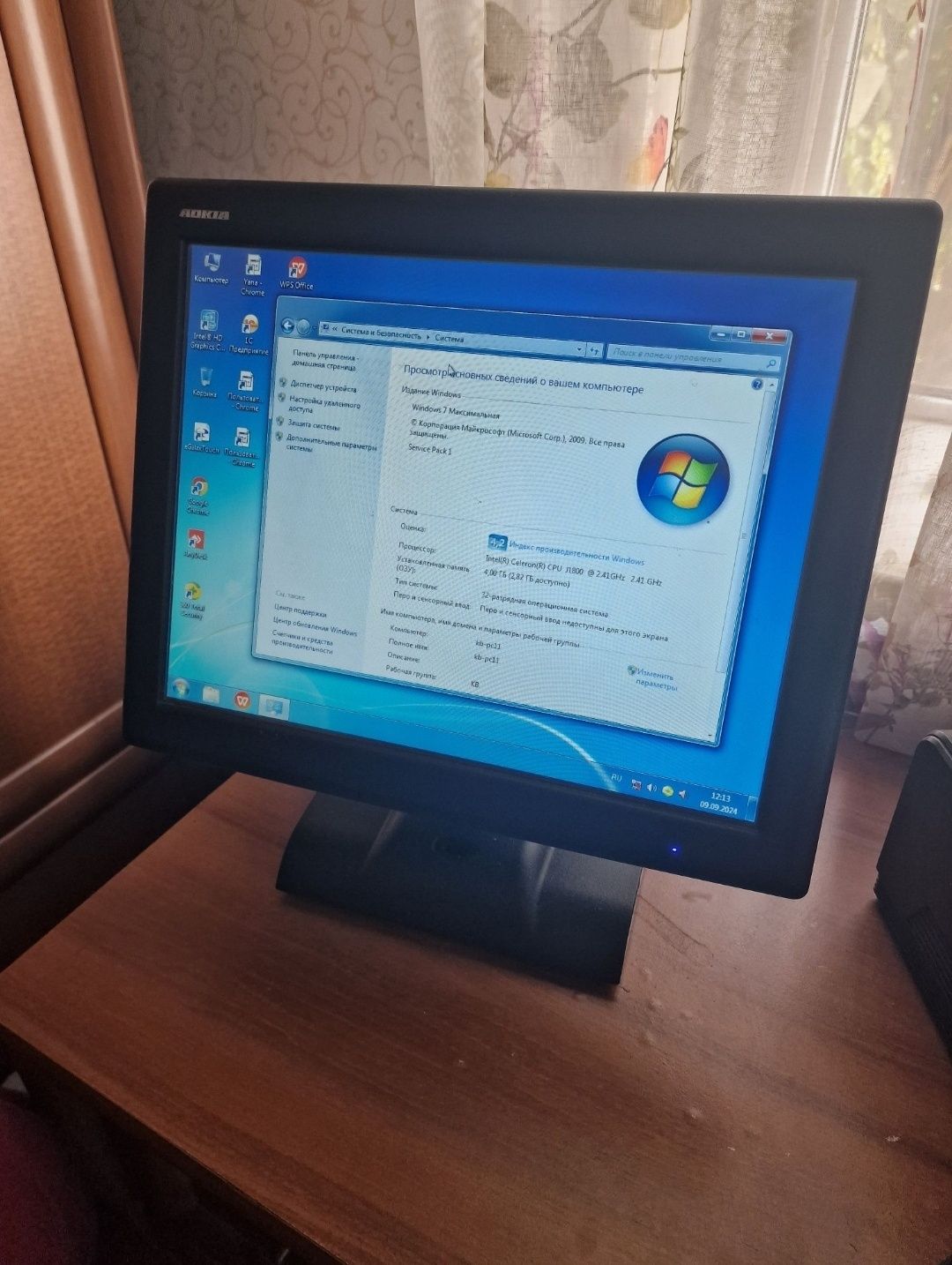 Pos-система, сенсорный моноблок 4GВ (rkeeper, poster, iïiko]