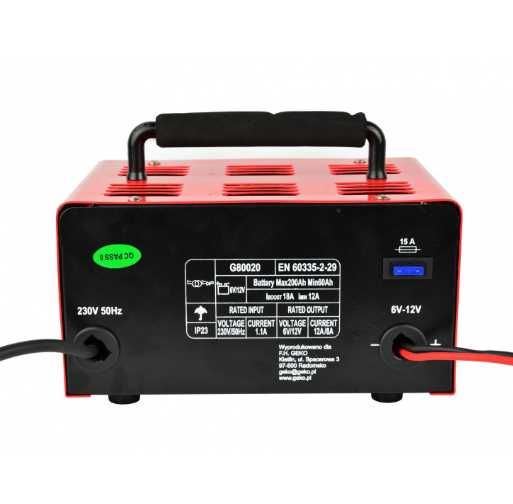 Стартерно устройство / зарядно за акумулатори 75A за 6V / 12V G80020