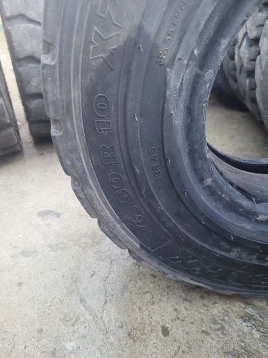 Anvelope Stivuitor Michelin 6.50 R10 cu cameră și guler
