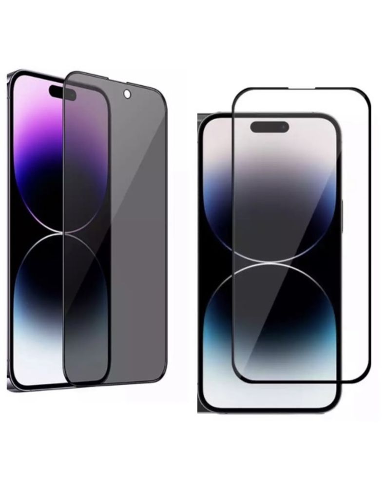 Folie Sticla Defender 5D 11D Privacy Iphone 13/14/15/16e PRO MAX PLUS