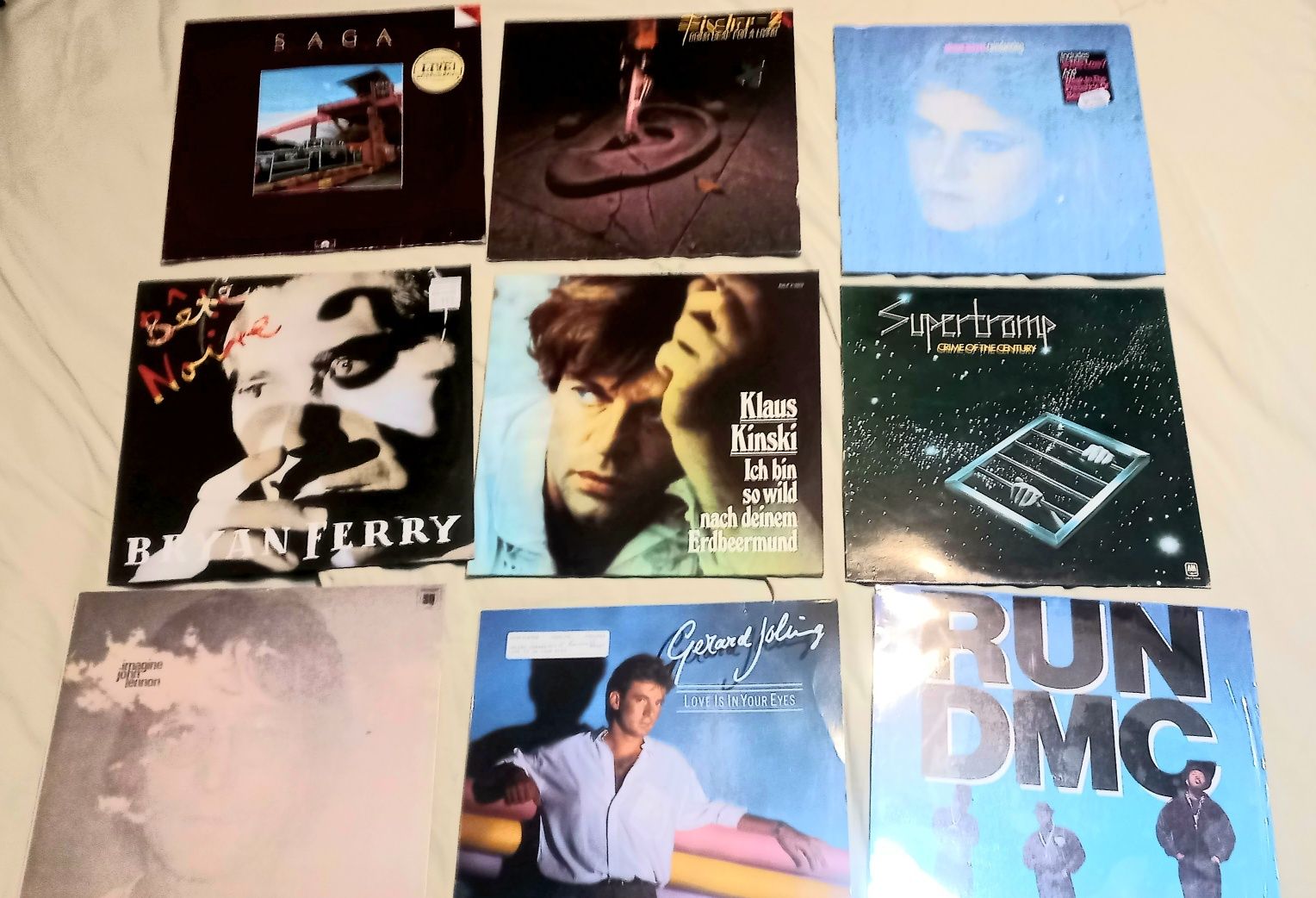 vinyl-uri muzica jazz, new wave,synth-pop ,etc