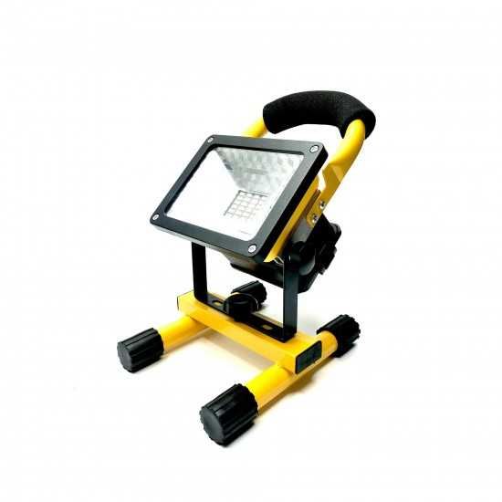 Proiector  LED Portabil  cu Maner, 30W, 2400 LUMENI, REINCARCABIL