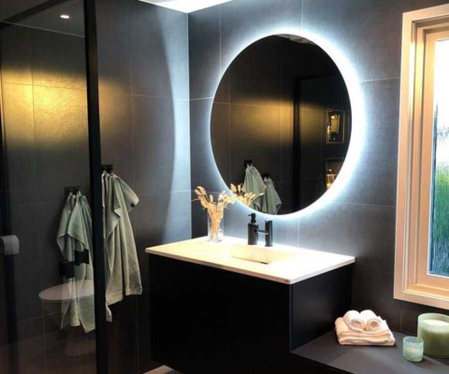 NOU! Oglindă Baie LED, dezaburire, Touch, 3 tipuri de lumină, 70 cm