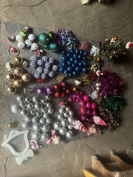 Елочные игрушки современные шары