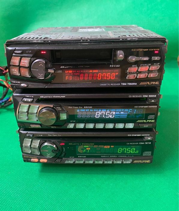 Cd Player auto Alpine CDM 7871R /7857 adaptor BT-Usb