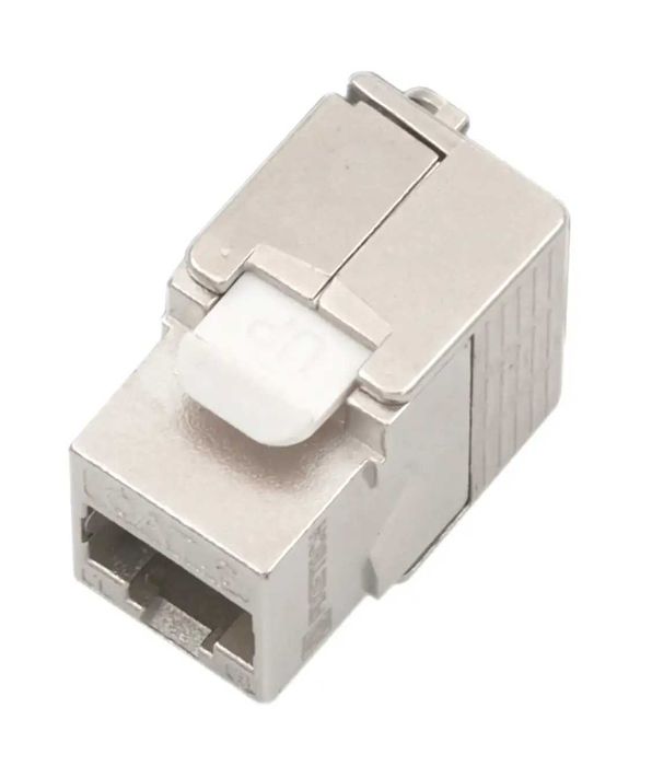 Модуль Keystone Jack Cat.6E, экранированный, горизонтальная заделка