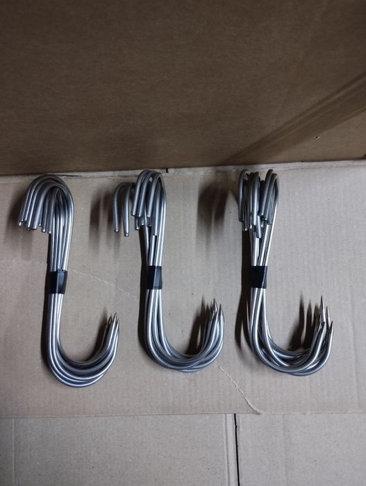 Set carlige inox pentru afumatoare