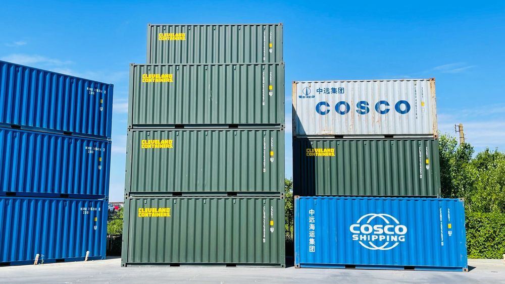 Containere maritime SH galben 2017 7/10 Izvorani