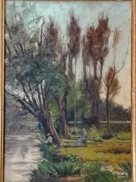 Tablou ulei pe pânză –Școală belgiană/franceză, secol XX