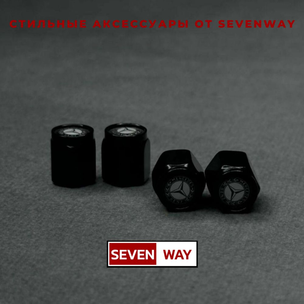 Колпачки для автомобильных ниппелей Mersadez-Benz от «Sevenway»