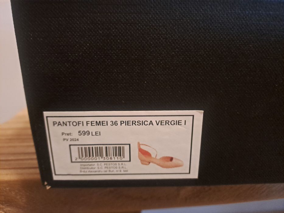 Pantofi Il Passo piersica