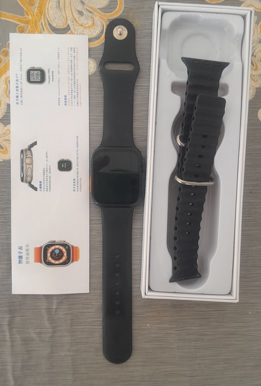 Apple watch T800 Ultra va Airdots pro 3