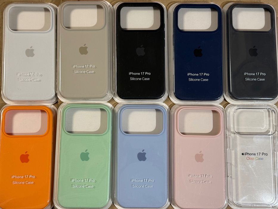 Z Husa Transparenta sau silicon colorat iPhone 17 Air/Pro/Max