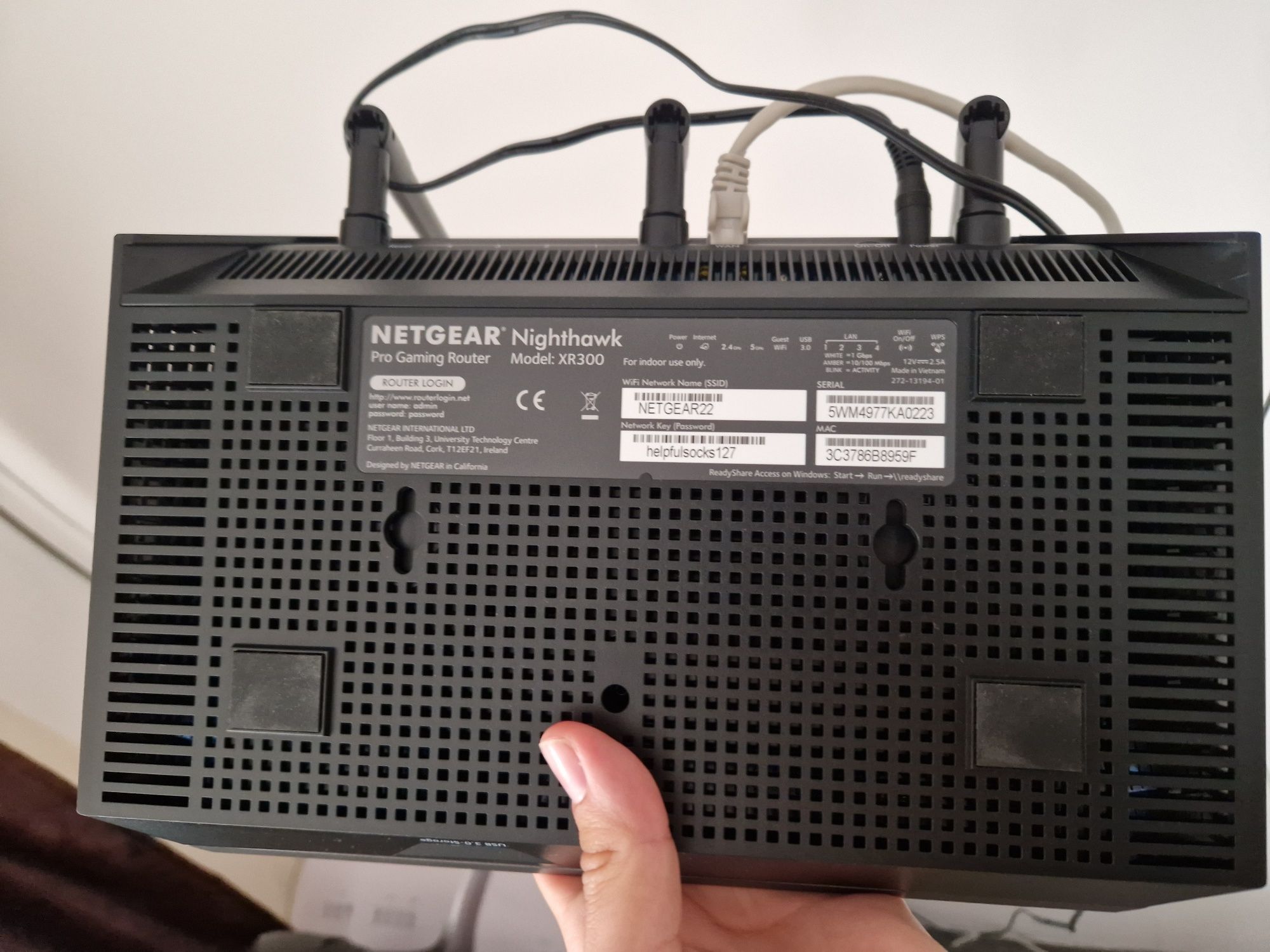 Router  Netgear Nighthawk Pro Gaming XR300