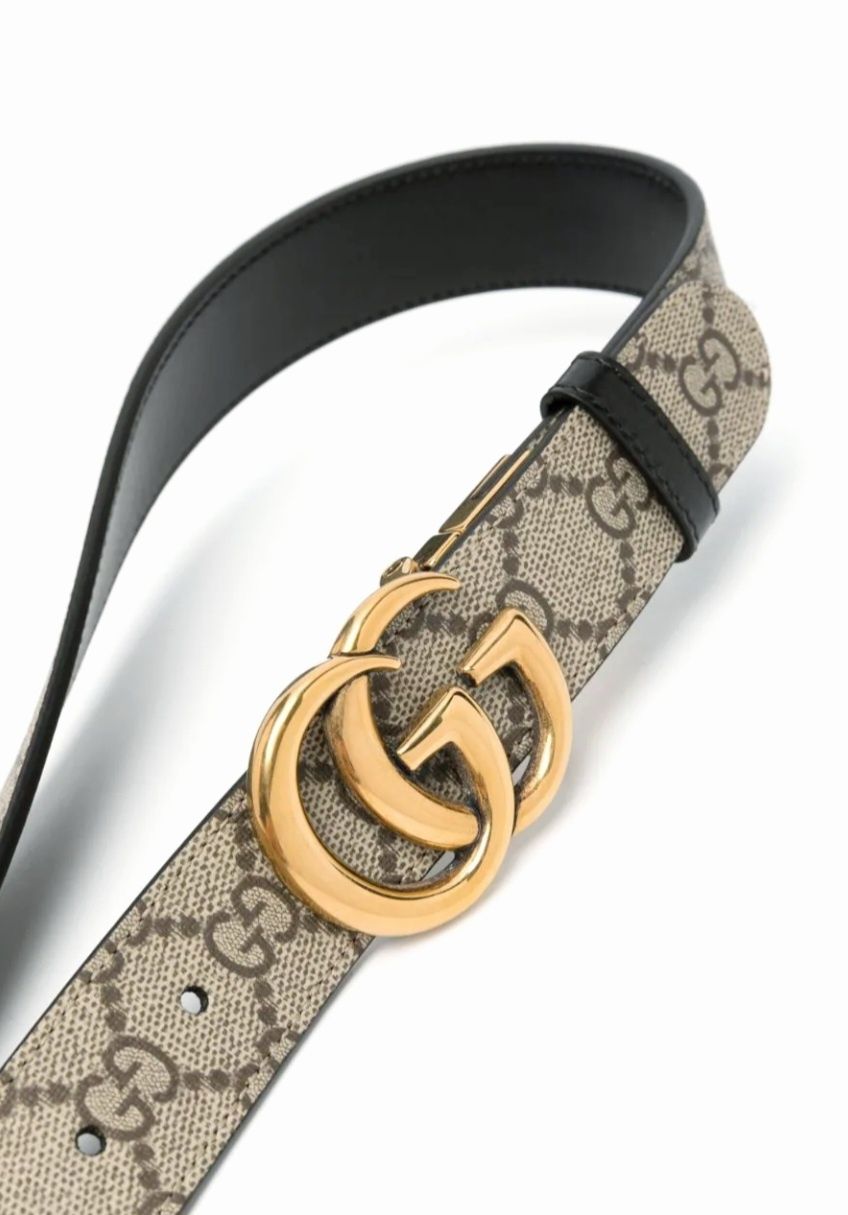 Дамски колан GUCCI, двулицев, естествена кожа, ПРОМОЦИЯ