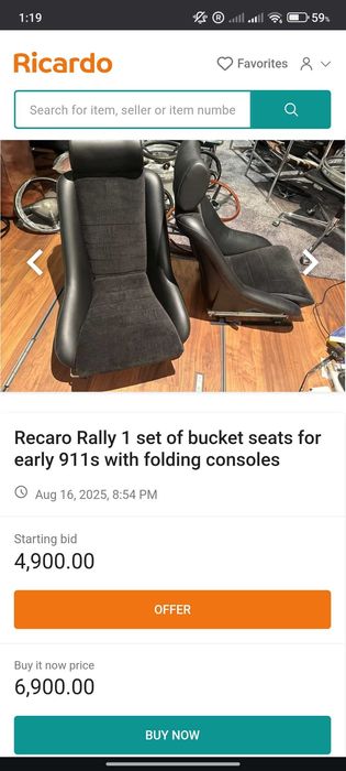 Scaune Recaro Vintage