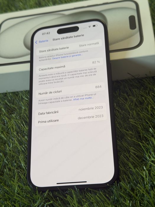 Iphone 15 256gb black/negru