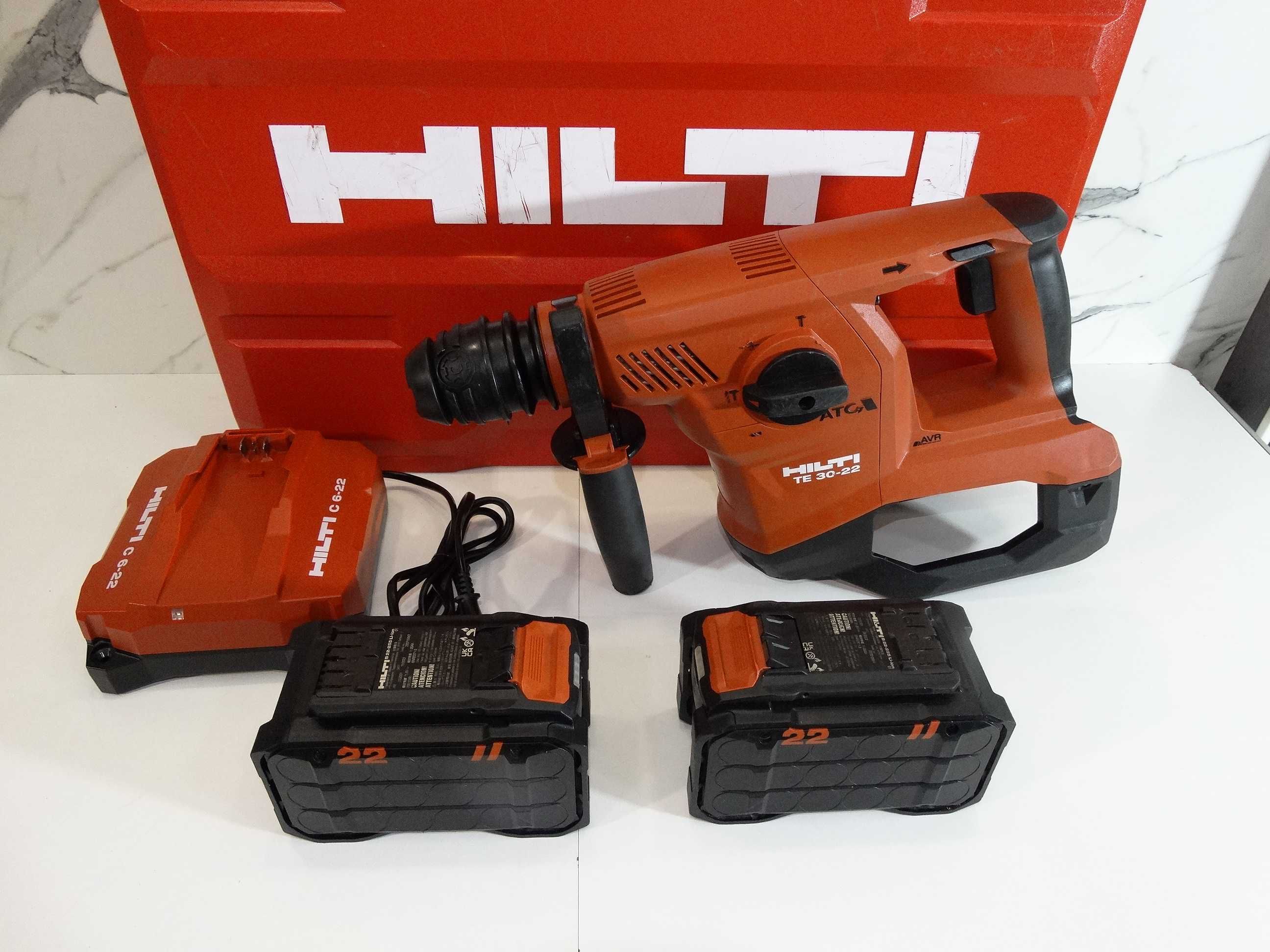 Hilti TE 30 - 22 + 2 x 12 Ah / NURON - Ударо пробивна машина