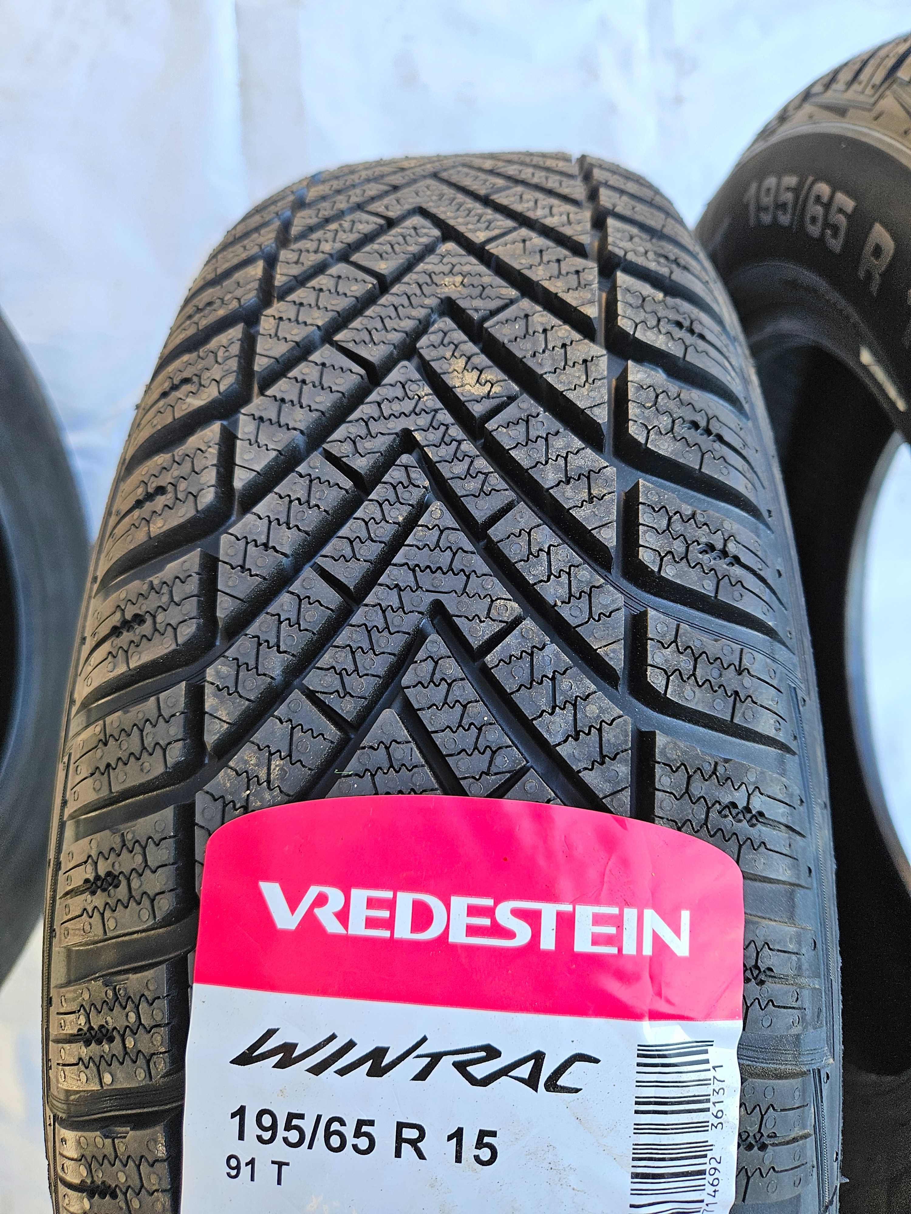 2 Нови зимни гуми 195/65 R15 Vredestein Wintrac 91T M+S 3PMFS DOT3424