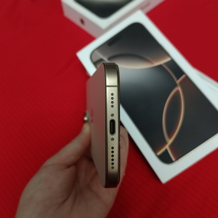 Iphone 16 pro max 100% 192 sikl  256Gb