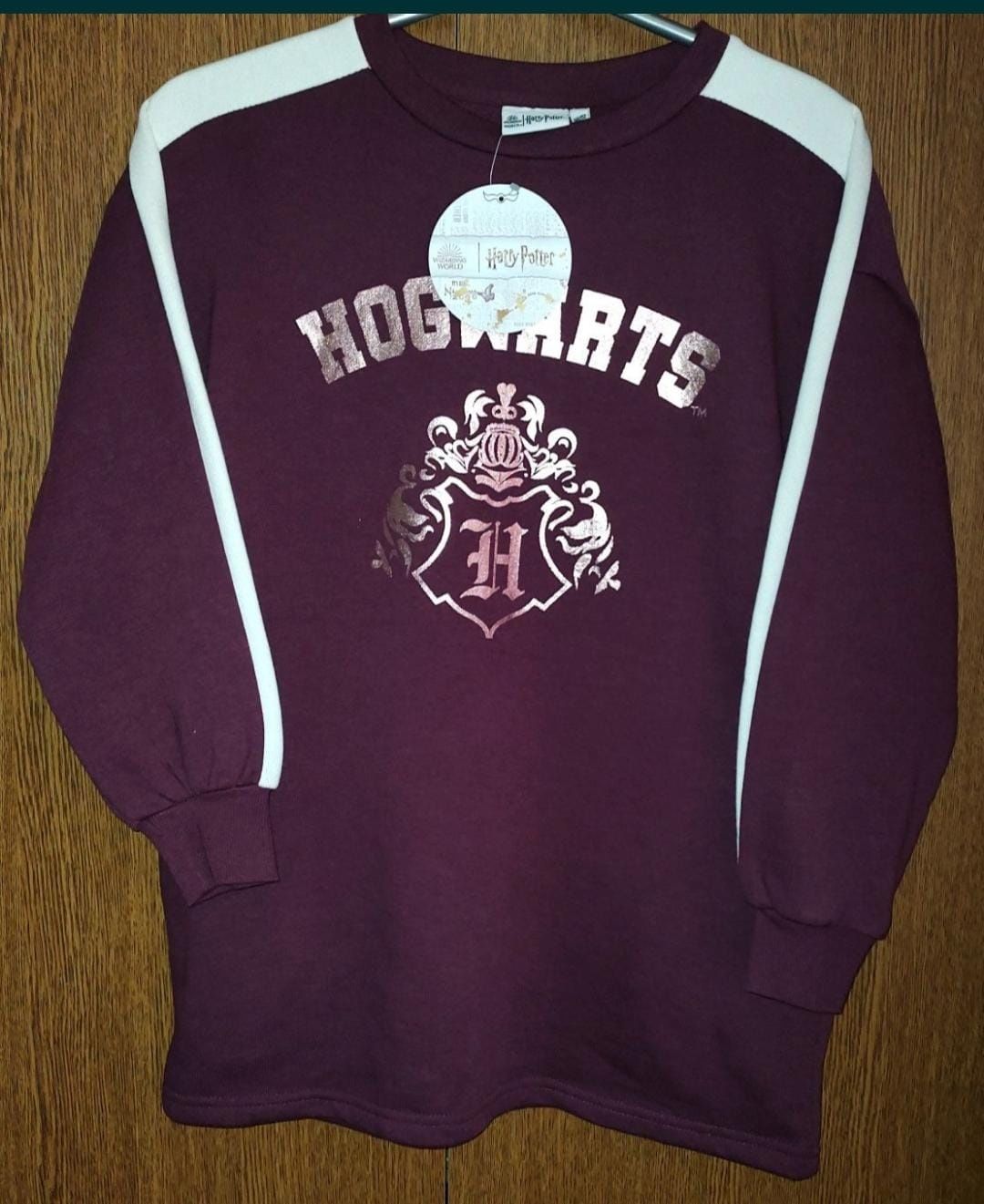Pantalon trening 12-13 ani albastru, maroniu/ Hanorac Harry Potter