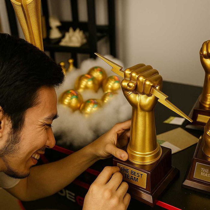 Кубки и статуэтки по вашему индивидуальному дизайну