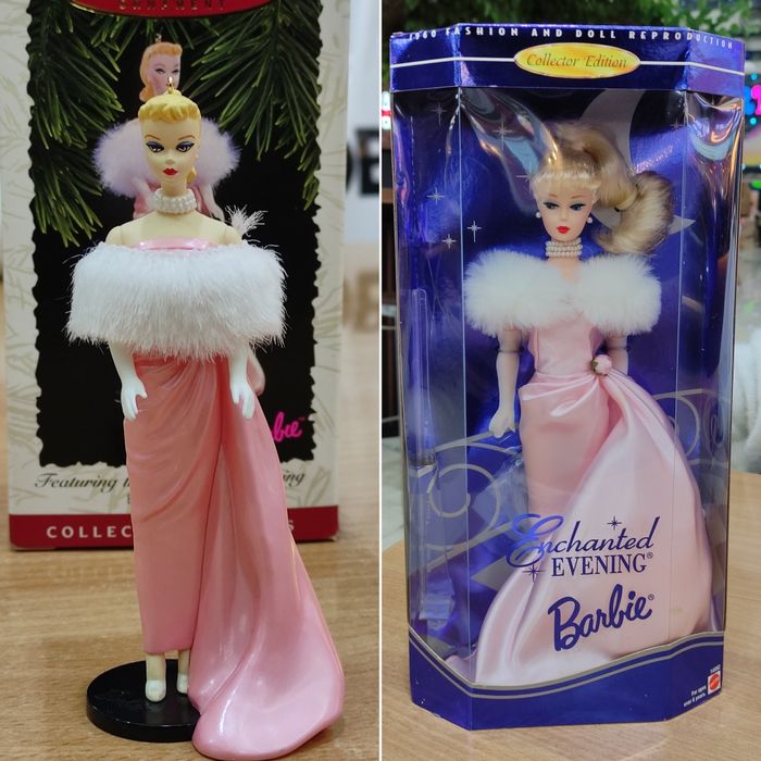 Кукла Барби и фигурка Барби Халмарк оригинал вместе