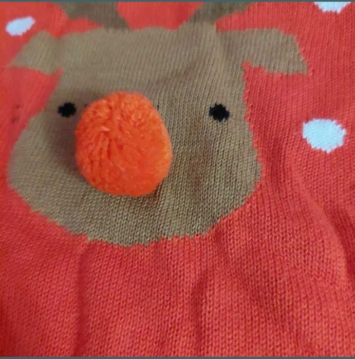 Pulover Crăciun cu model ren 140