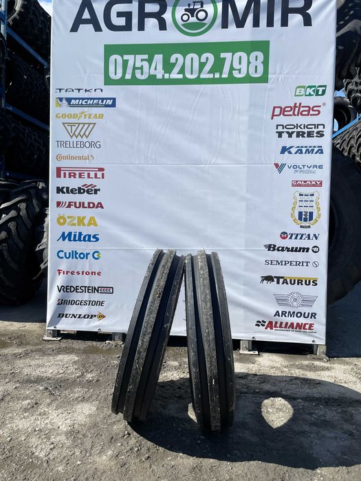 Cauiciucuri marca MRL cu 8PR groase pentru tractor fata 7.50-18
