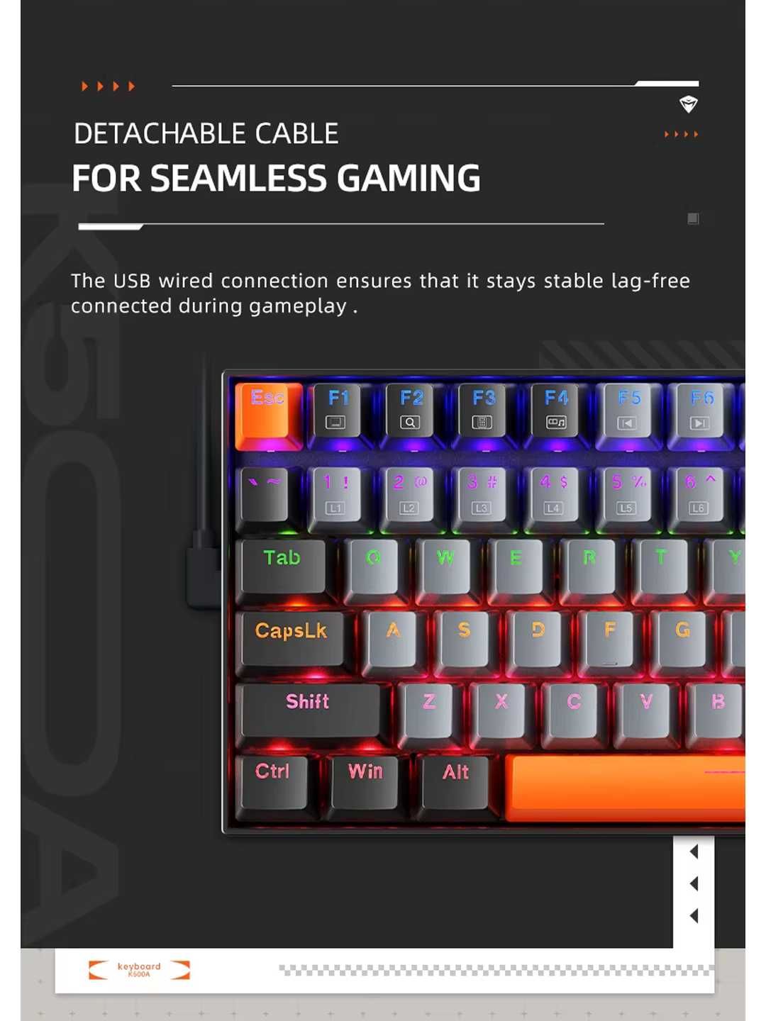 Механическая игровая клавиатура Machenike K500A-B84