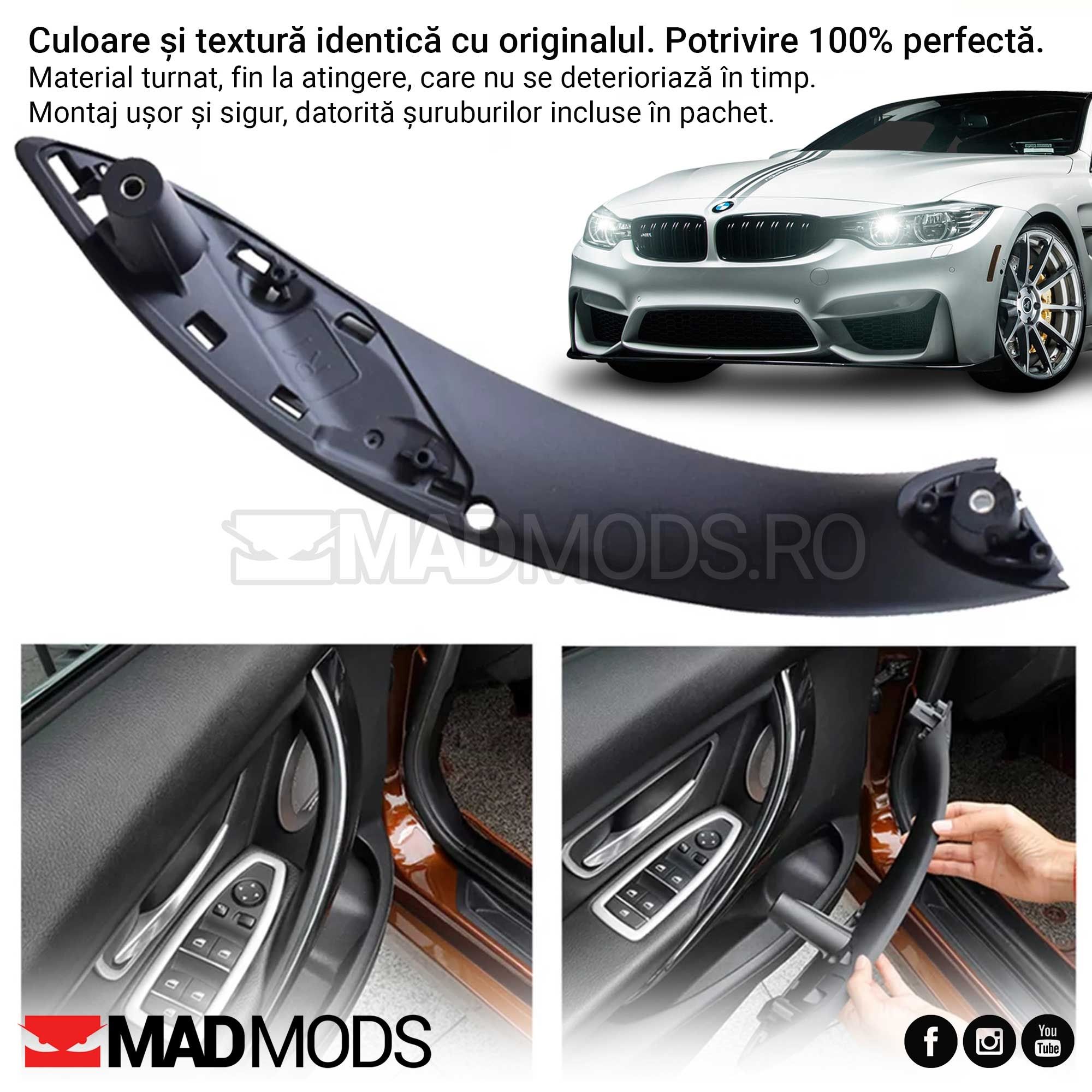Manere interior portiera BMW Seria 3/4 F30 F80 F31 F32 F33 F34 F35 F36