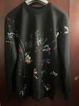 Bluza off-white neagra