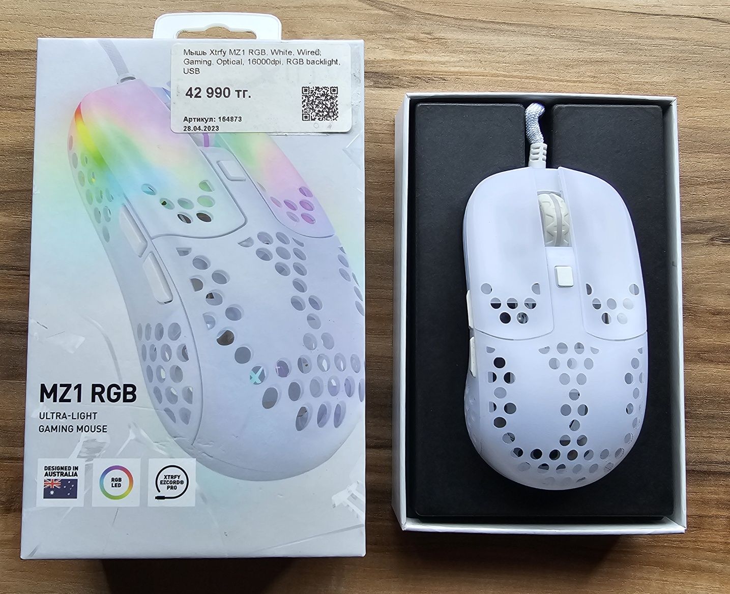 Продам мышку Xtrfy MZ1 RGB White