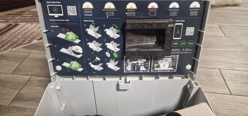 Потъващ циркулярен трион Festool TS 55 FEBQ