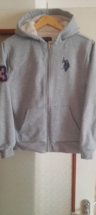 Hanorac îmblănit cu glugă mărimea M.