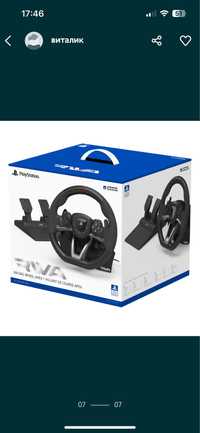 Продаю игровой руль, Комплект HORI Racing Wheel APEX for PlayStation 5