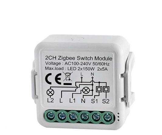 умный реле 3-х канальный zigbee